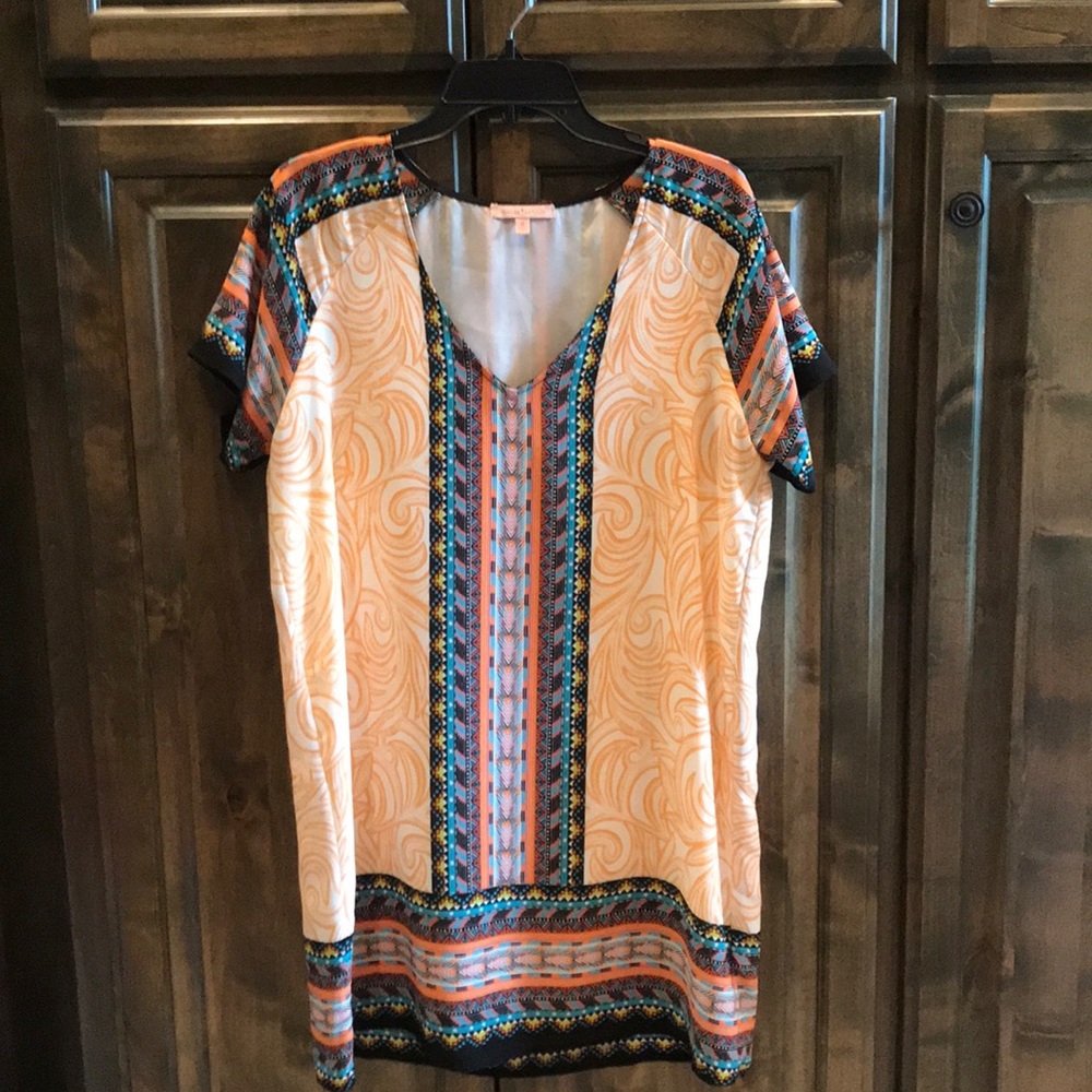 Like new Gibson Latimer Tribal Print Dress M $79!